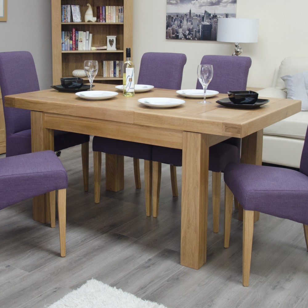 Bordeaux Oak Small 1 Leaf Extending Dining Table Bordeaux Oak Small 1 Leaf Extending Dining Table