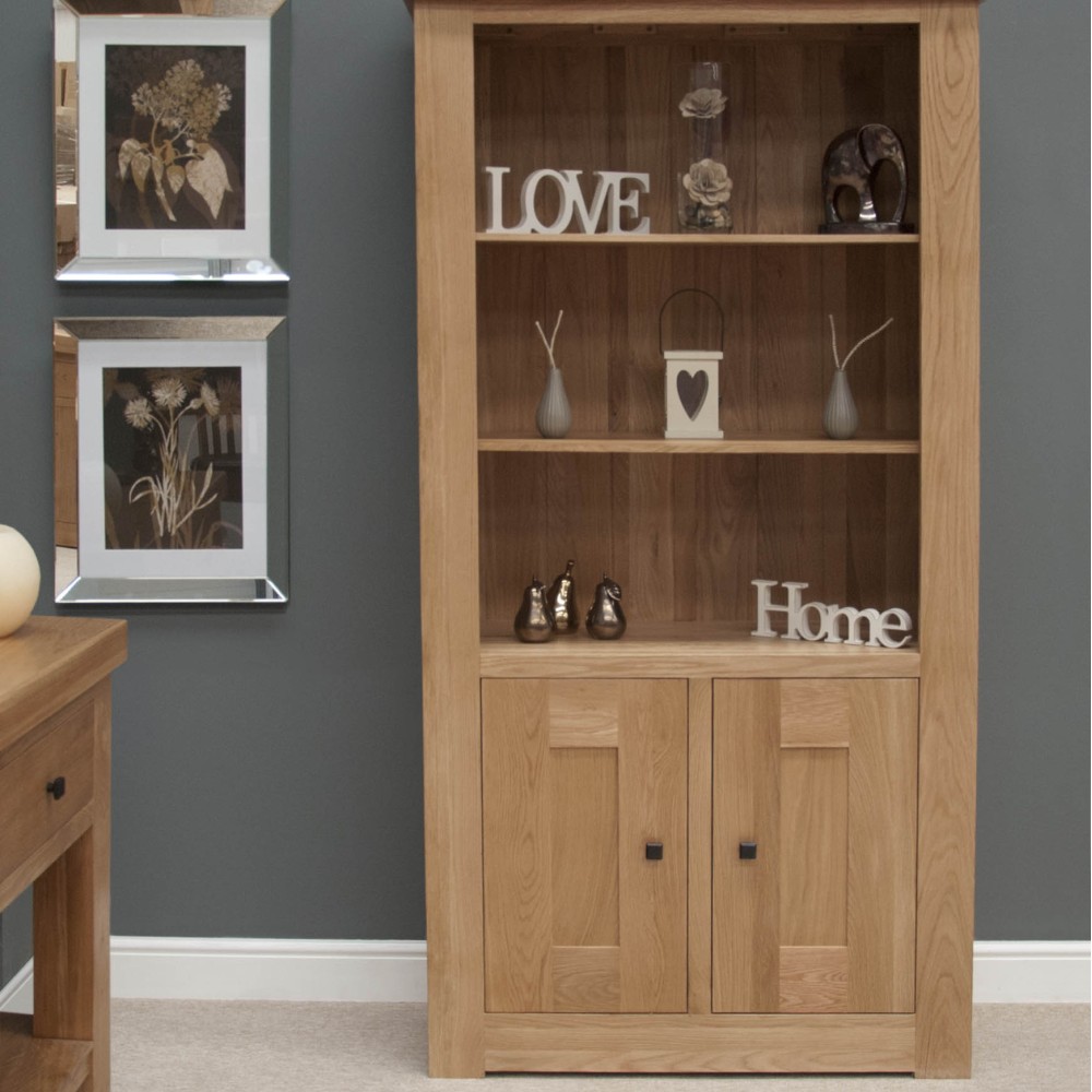 Bordeaux Oak 2 Door Bookcase Bordeaux Oak 2 Door Bookcase