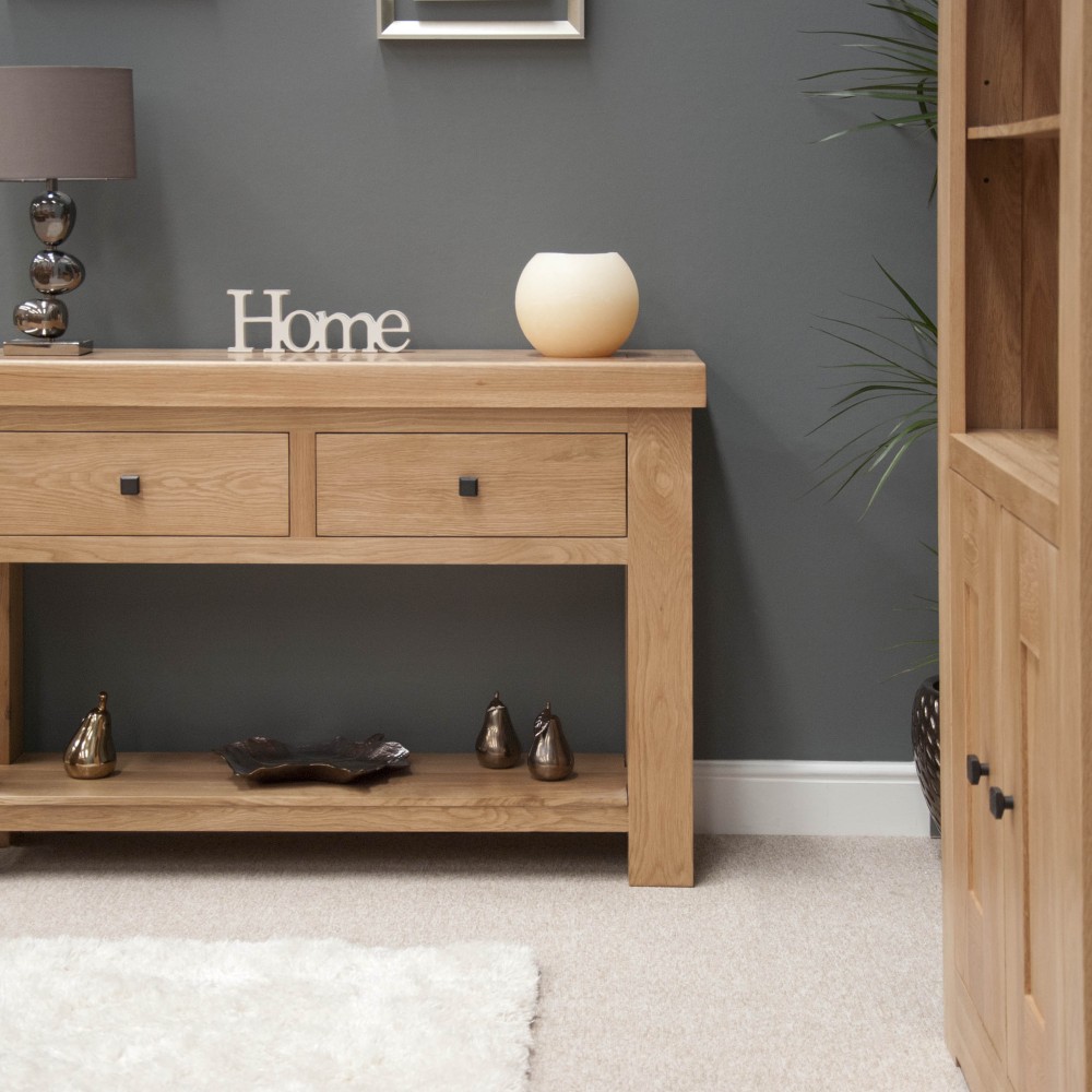 Bordeaux Oak Console Table Bordeaux Oak Console Table