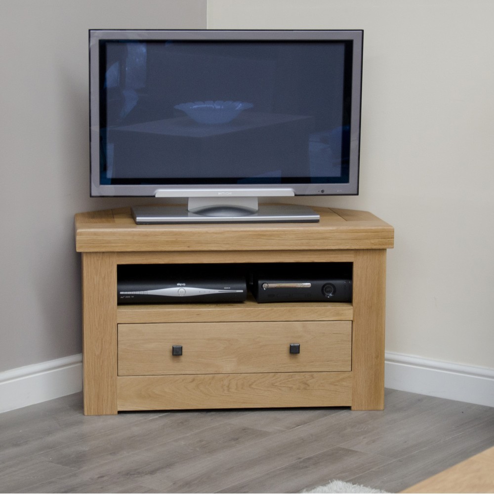 Bordeaux Oak Corner TV Unit Bordeaux Oak Corner TV Unit