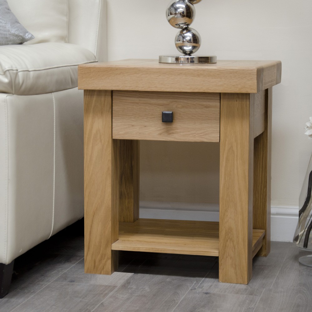 Bordeaux Oak Lamp Table Bordeaux Oak Lamp Table