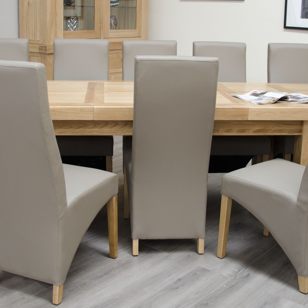 Bordeaux Oak Twin Panel LARGE Extending Dining Table Bordeaux Oak Twin Panel LARGE Extending Dining Table
