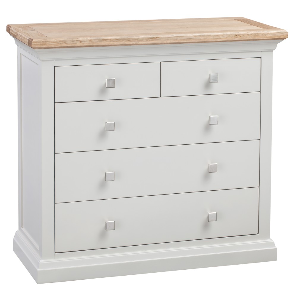Cotswold Grey Painted 3 + 2 Chest of Drawers Cotswold Grey Painted 3 + 2 Chest of Drawers