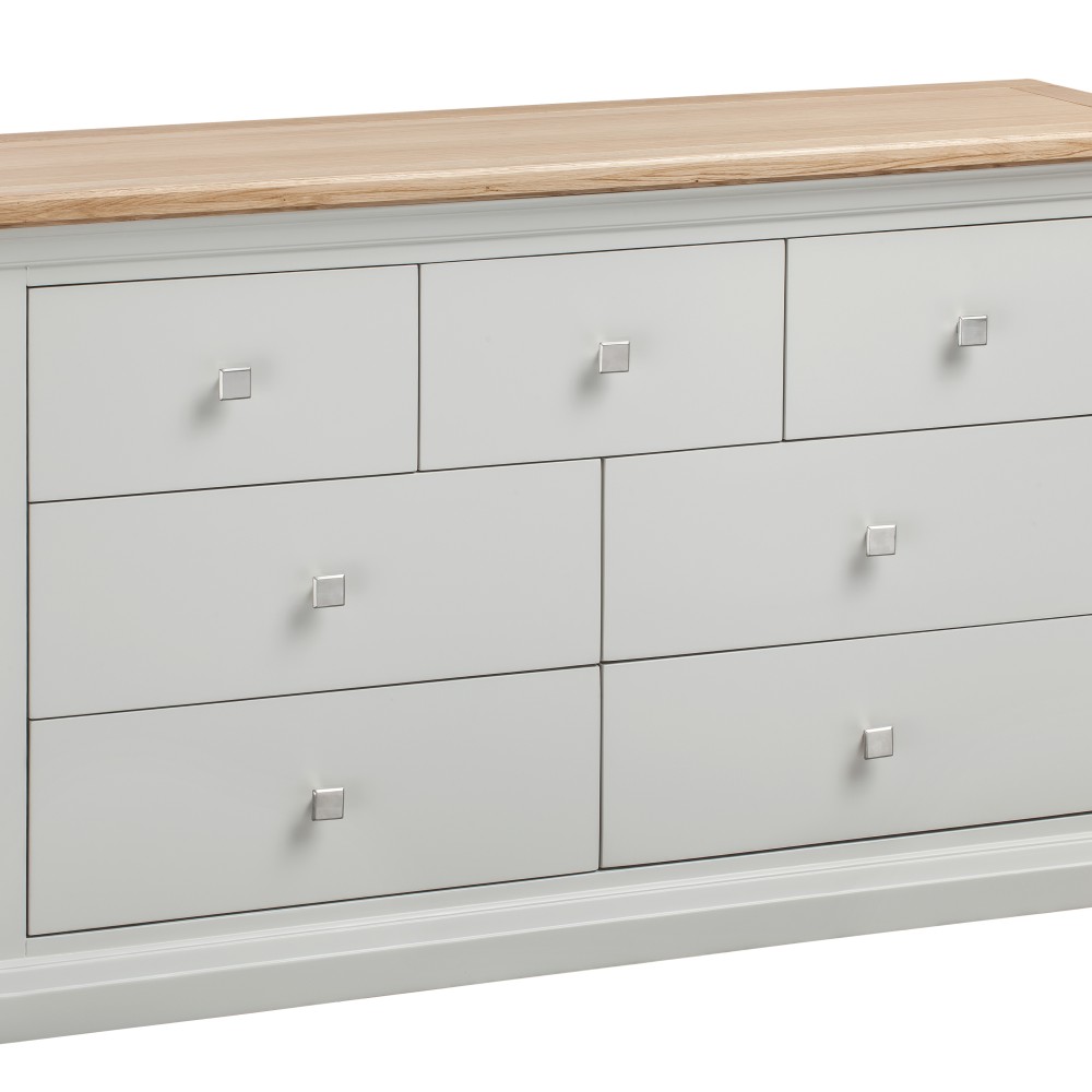 Cotswold Grey Painted 7 Drawer Chest Cotswold Grey Painted 7 Drawer Chest