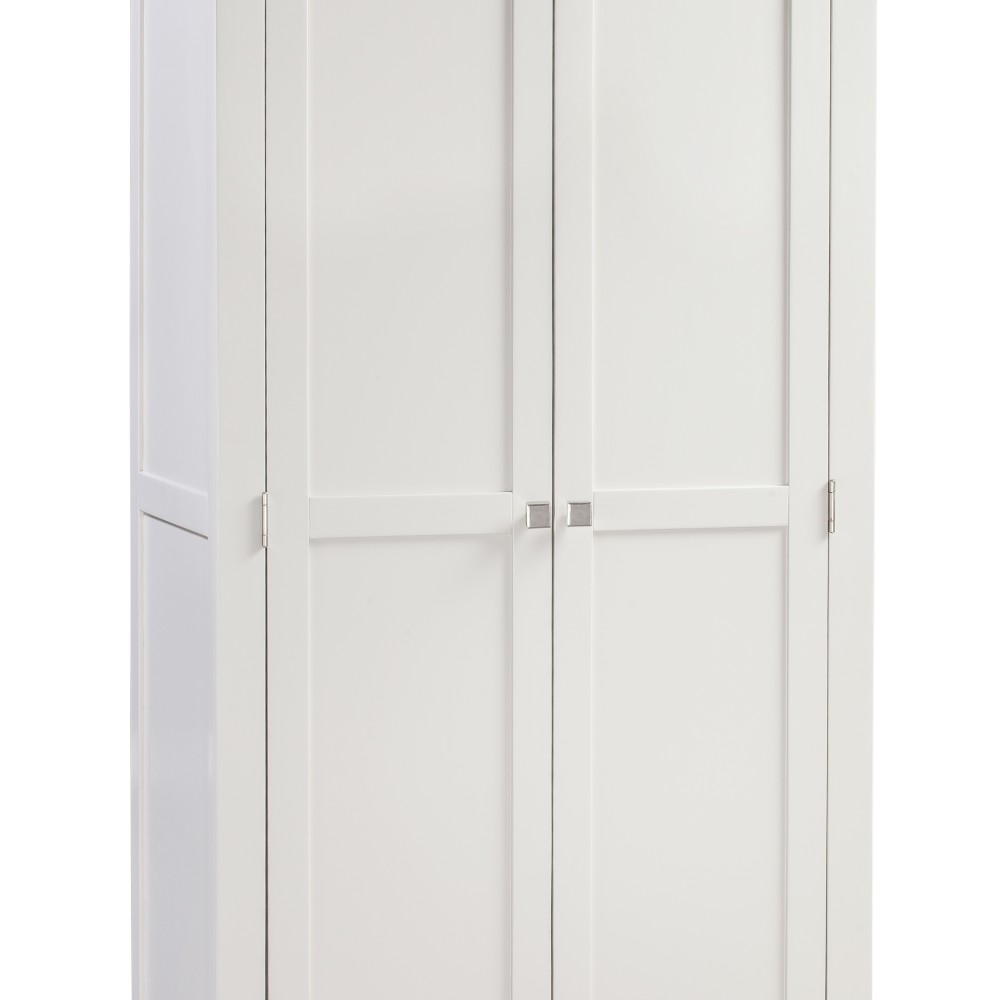 Cotswold Grey Painted Ladies Full Hanging Double Wardrobe