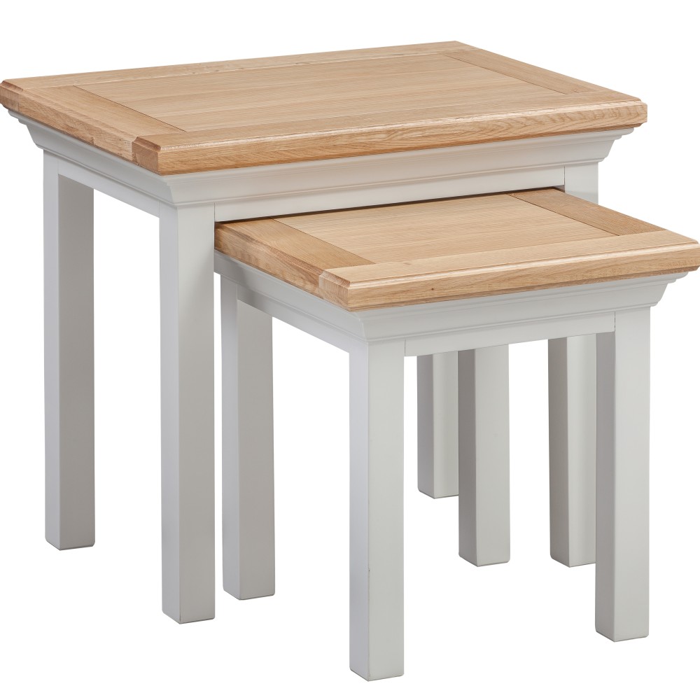 Cotswold Grey Painted Nest of Tables Cotswold Grey Painted Nest of Tables