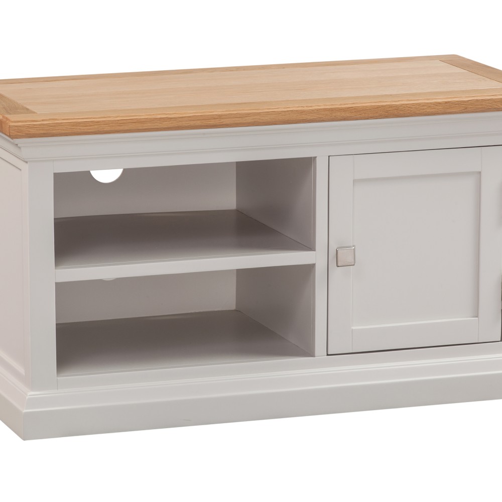 Cotswold Grey Painted TV Cabinet