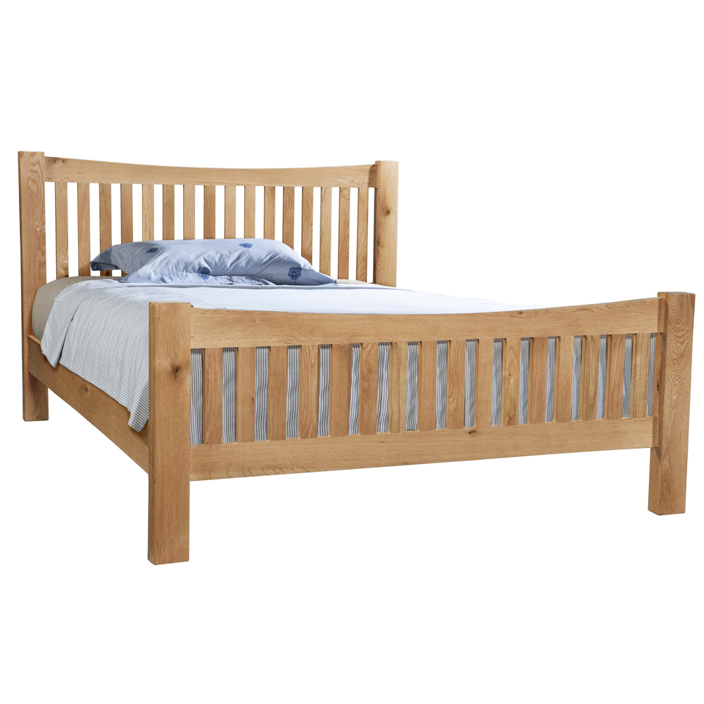 Dorset Oak 5' Kingsize High Foot End Bed Dorset Oak 5' Kingsize High Foot End Bed
