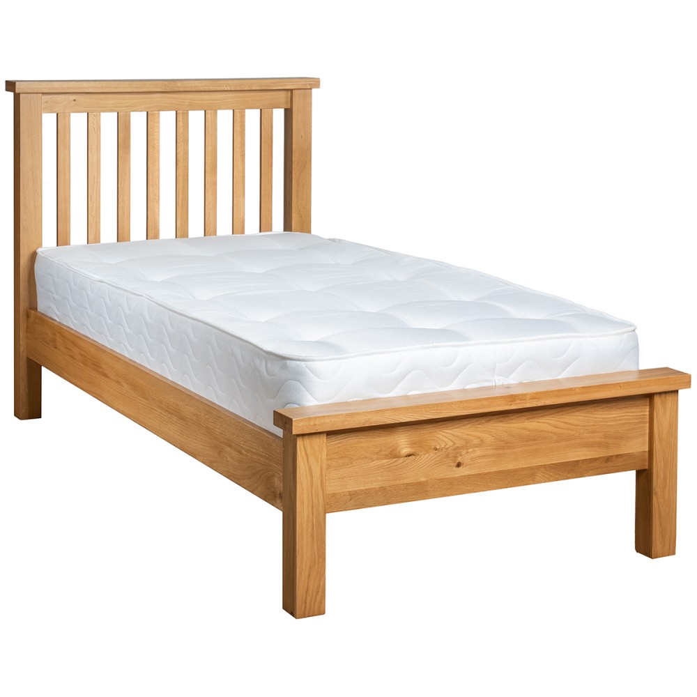 Dorset Oak New Style 3' Single Low Foot End Bed Dorset Oak New Style 3' Single Low Foot End Bed