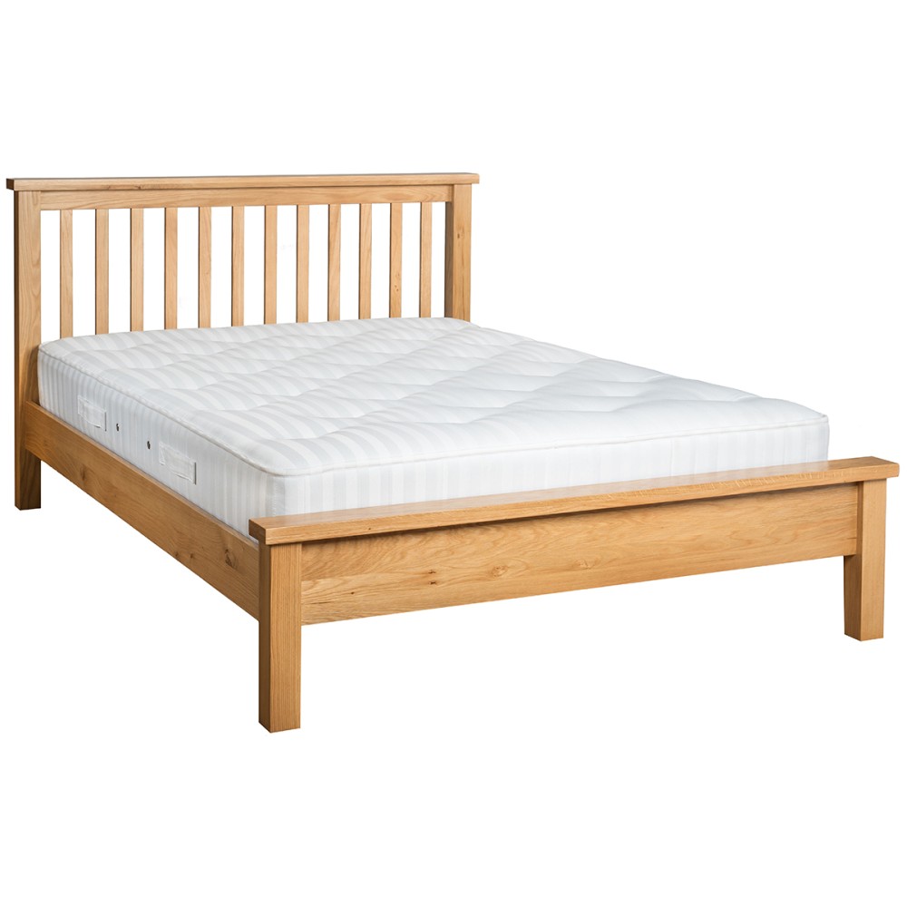 Dorset Oak New Style 5' Kingsize Low Foot End Bed Dorset Oak New Style 5' Kingsize Low Foot End Bed
