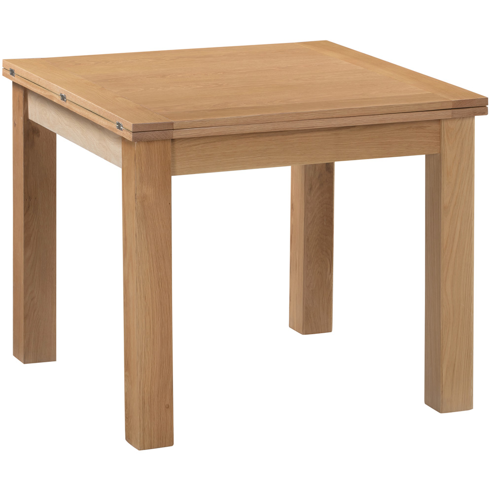 Dorset Oak Extending Flip Top Dining Table 