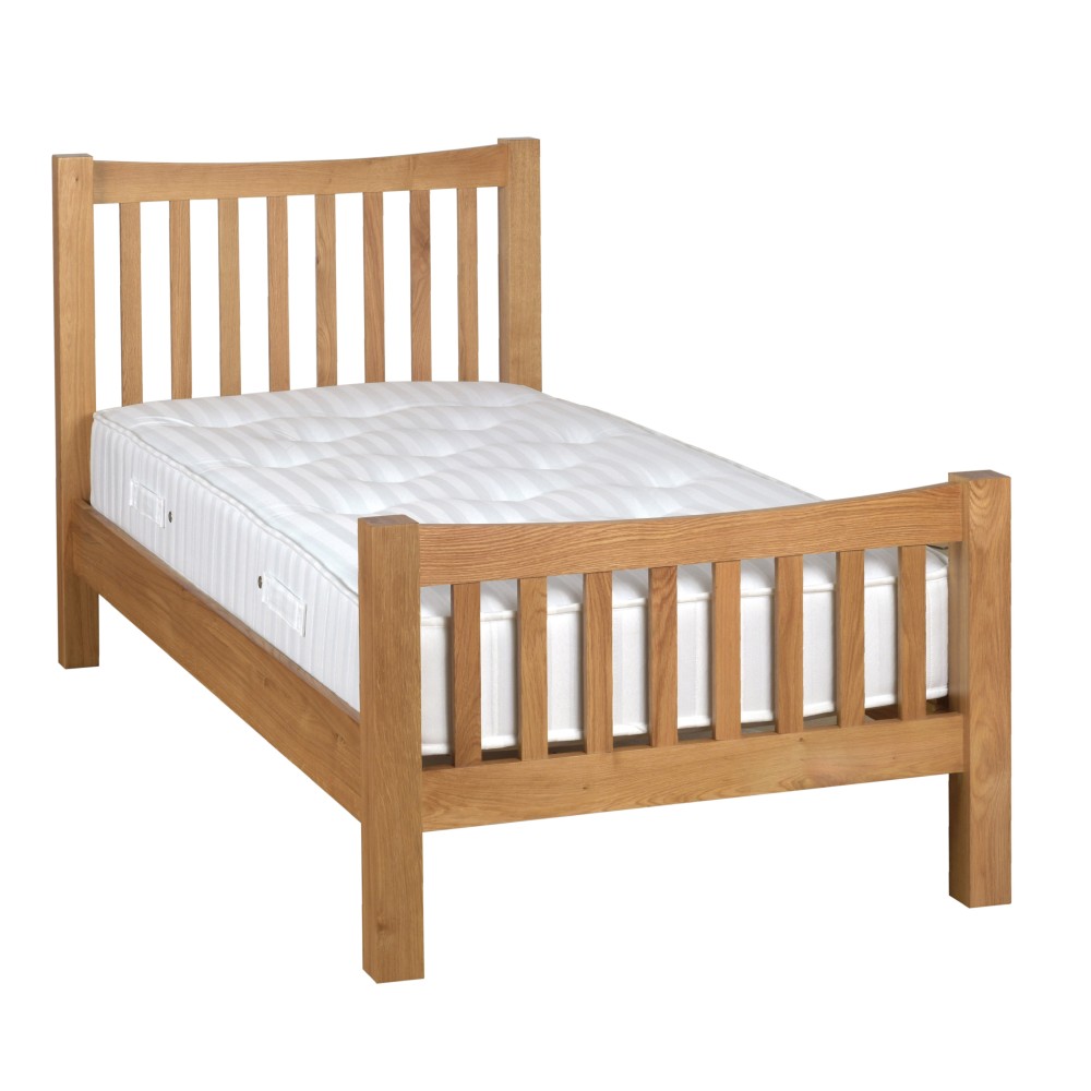 Dorset Oak 3' Single High Foot End Bed Dorset Oak 3' Single High Foot End Bed