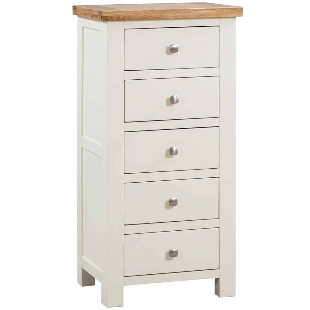 Dorset Painted 5 Drawer Tall Wellington Chest
