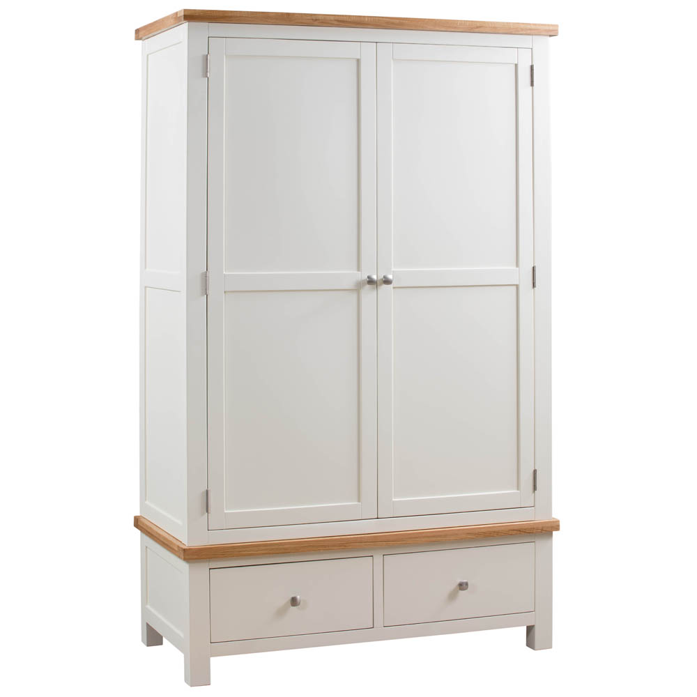 Dorset Painted Double 2 Drawer Wardrobe Dorset Painted Double 2 Drawer Wardrobe