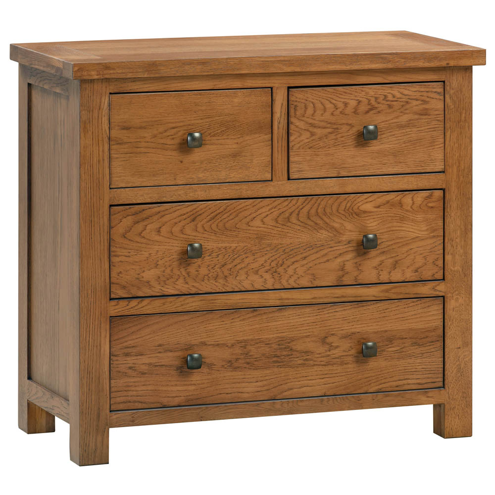Dorset Rustic Oak 2 Over 2 Chest Dorset Rustic Oak 2 Over 2 Chest