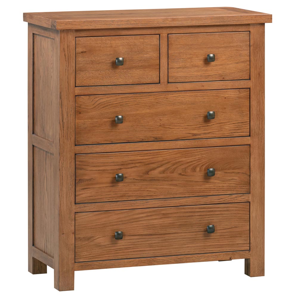 Dorset Rustic Oak 2 Over 3 Chest Dorset Rustic Oak 2 Over 3 Chest