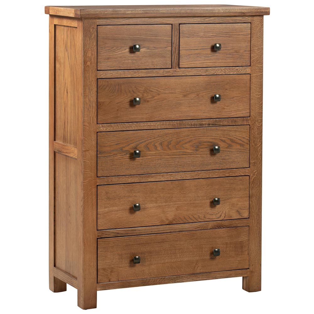 Dorset Rustic Oak 2 Over 4 Chest Dorset Rustic Oak 2 Over 4 Chest