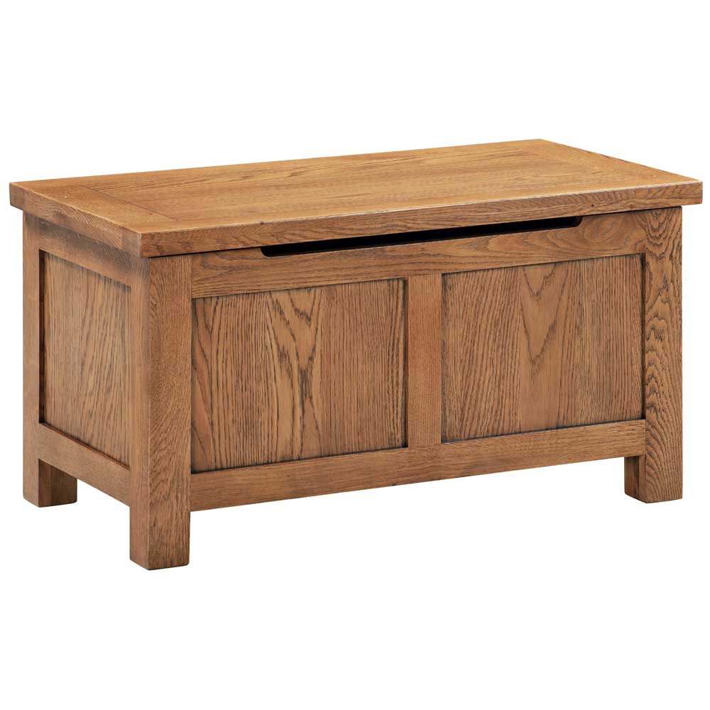 Dorset Rustic Oak Blanket Box Dorset Rustic Oak Blanket Box