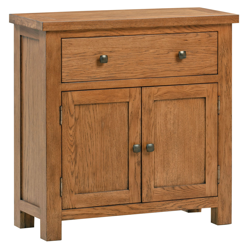 Dorset Rustic Oak Compact Sideboard Dorset Rustic Oak Compact Sideboard