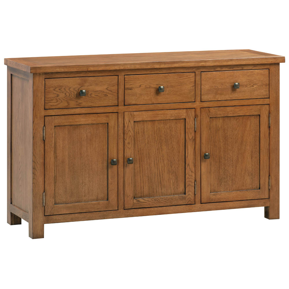 Dorset Rustic Oak 3 Door Sideboard Dorset Rustic Oak 3 Door Sideboard