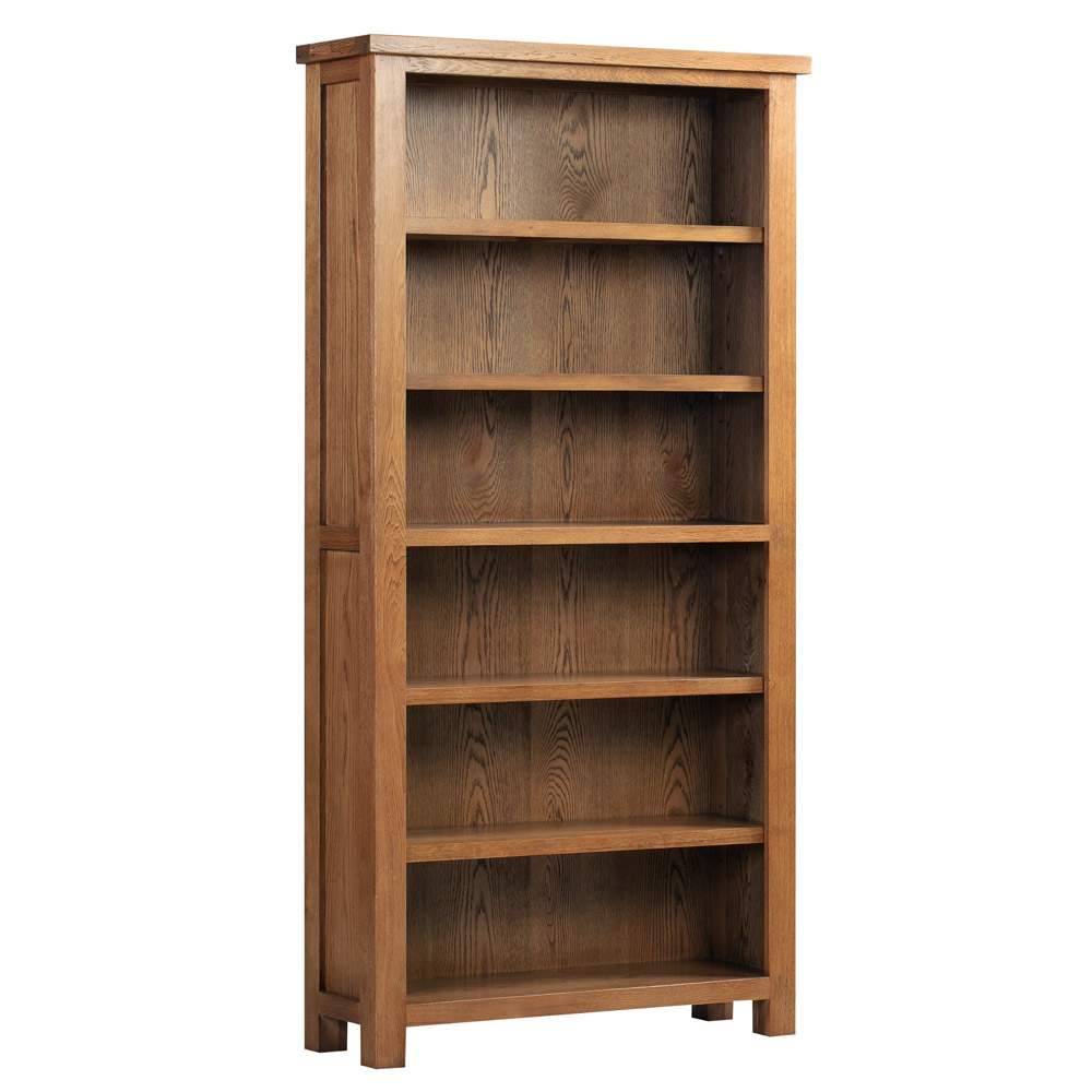 Dorset Rustic Oak Large 6' Bookcase Dorset Rustic Oak Large 6' Bookcase
