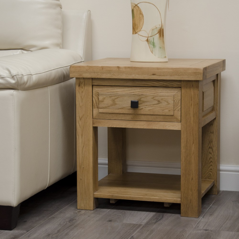 Deluxe Oak Lamp Table Deluxe Oak Lamp Table
