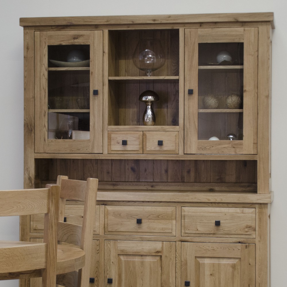 Deluxe Oak Large Sideboard Dresser Top Deluxe Oak Large Sideboard Dresser Top