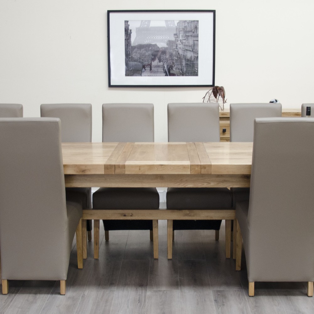 Deluxe Oak Super X Leg Extending Dining Table Deluxe Oak Super X Leg Extending Dining Table