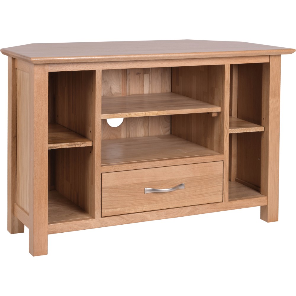 Devonshire New Oak Corner TV Cabinet Devonshire New Oak Corner TV Cabinet