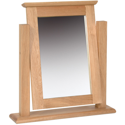 Devonshire New Oak Single Dressing Table Mirror Devonshire New Oak Single Dressing Table Mirror