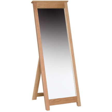 Devonshire New Oak Cheval Mirror Devonshire New Oak Cheval Mirror