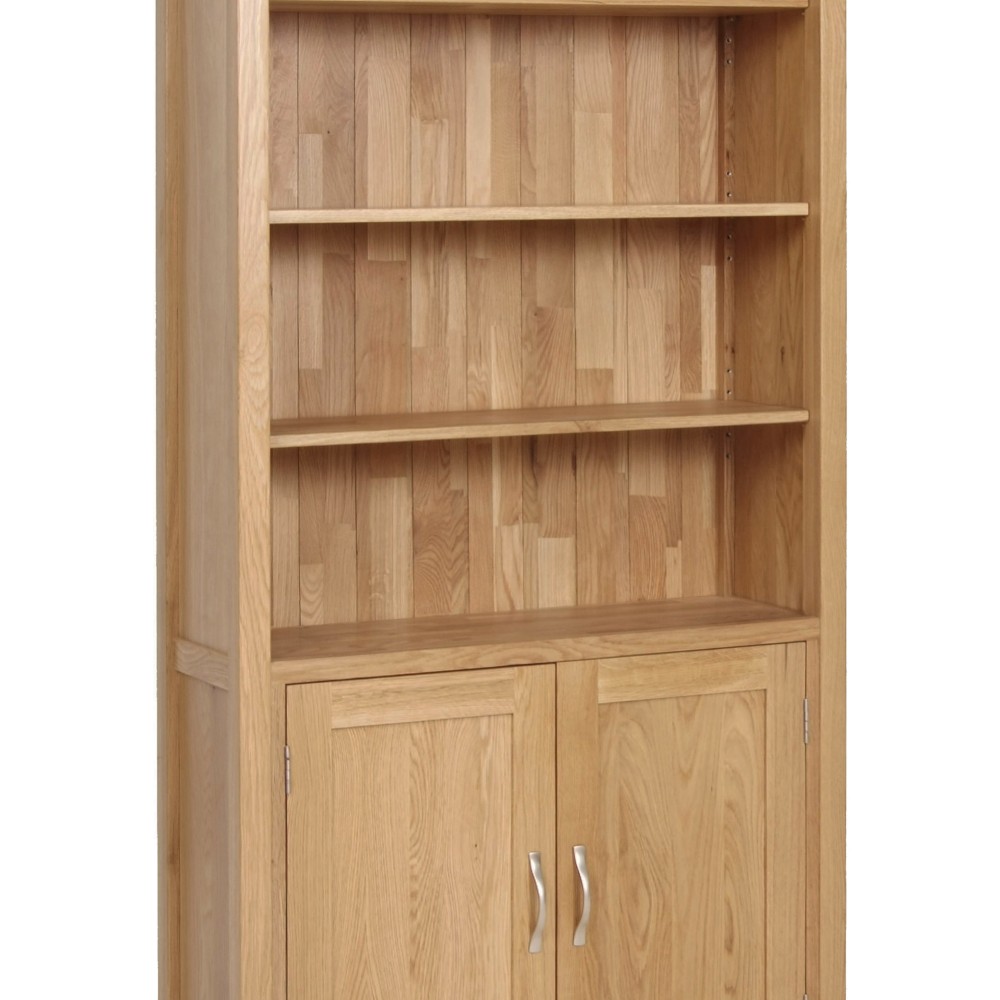 Devonshire New Oak Bookcase with Cupboard Devonshire New Oak Bookcase with Cupboard