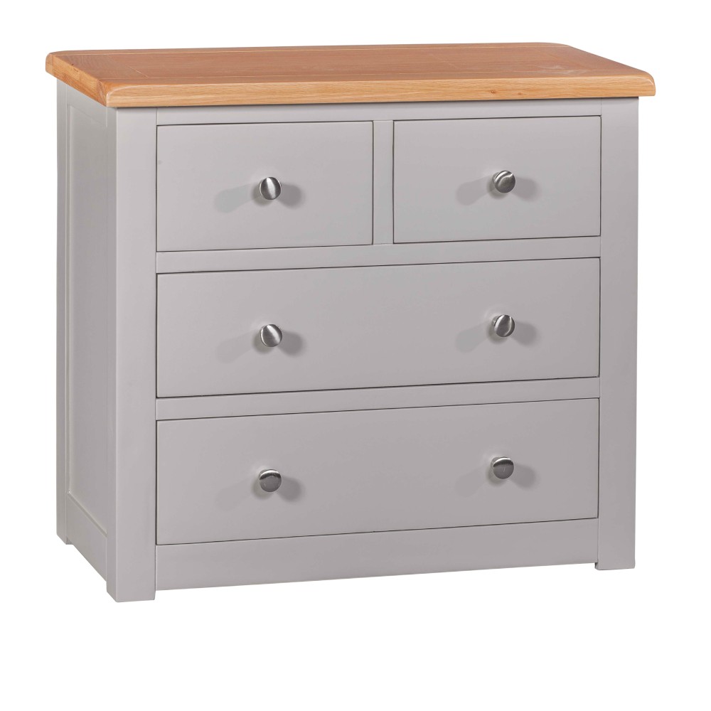 Diamond Grey Painted 2 + 2 Chest of Drawers
