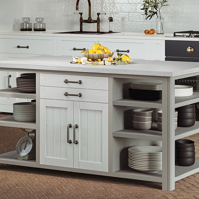 Greystone Kitchen Island Unit Greystone Kitchen Island Unit