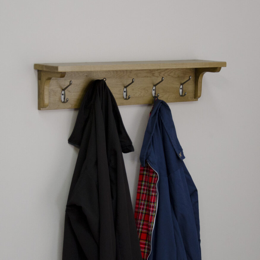 Homestyle Rustic Oak Coat Rack Homestyle Rustic Oak Coat Rack