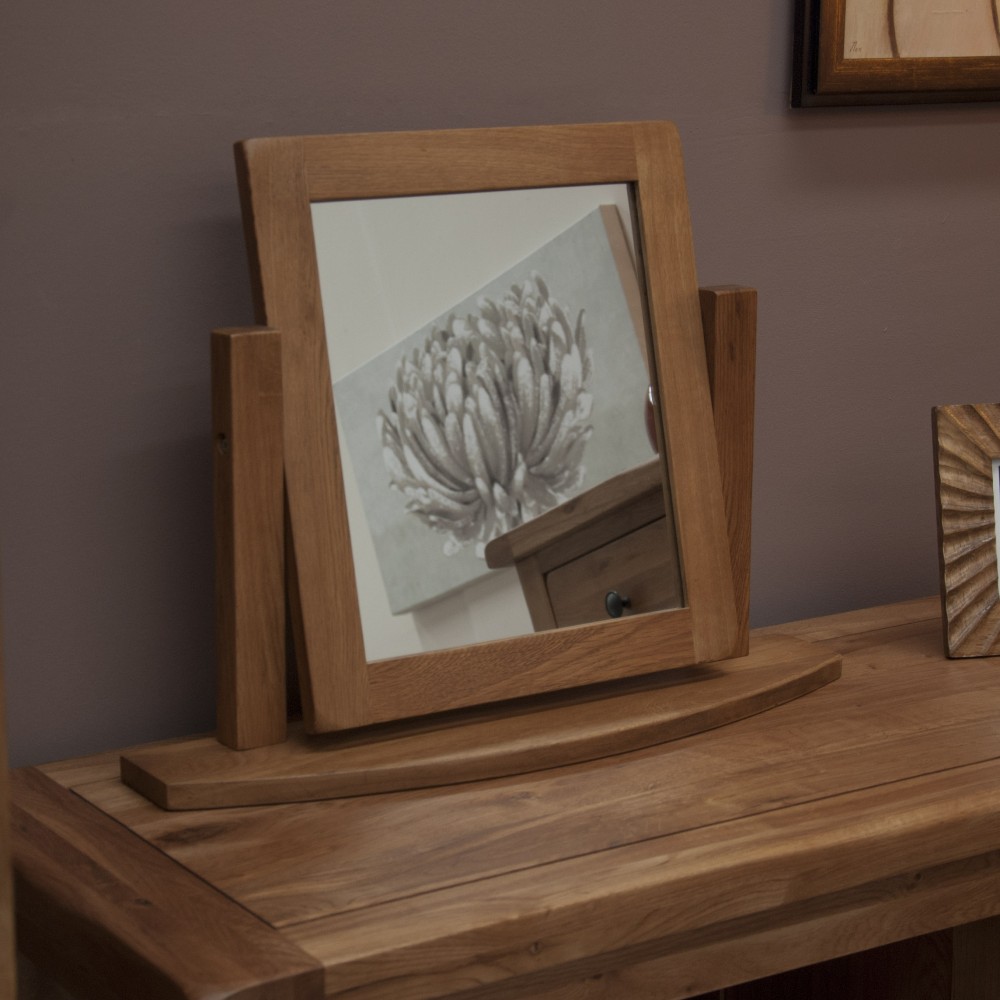 Homestyle Rustic Oak Dressing Table Mirror Homestyle Rustic Oak Dressing Table Mirror