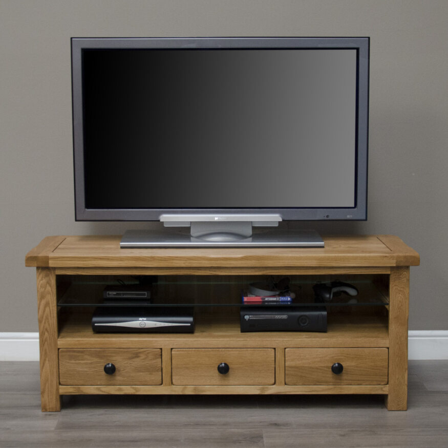 Homestyle Rustic Oak Plasma TV Unit Homestyle Rustic Oak Plasma TV Unit