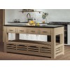 Kitchen Island (Oak) Four Drawer With Black Granite Top Kitchen Island (Oak) Four Drawer With Black Granite Top