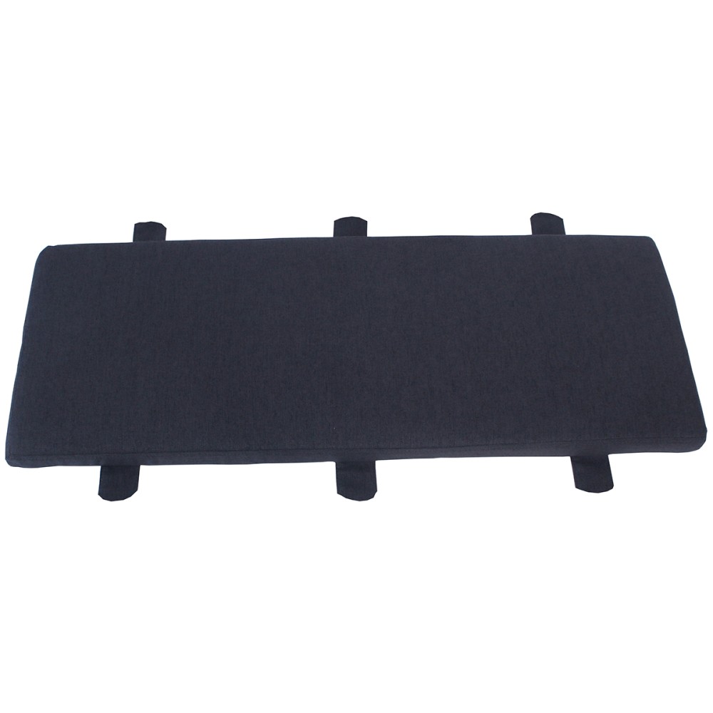 Moreton Dark Grey Fabric Bench Seat Pad Moreton Dark Grey Fabric Bench Seat Pad