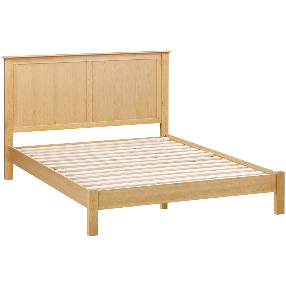 Moreton Oak 5' Kingsize Panel Bed