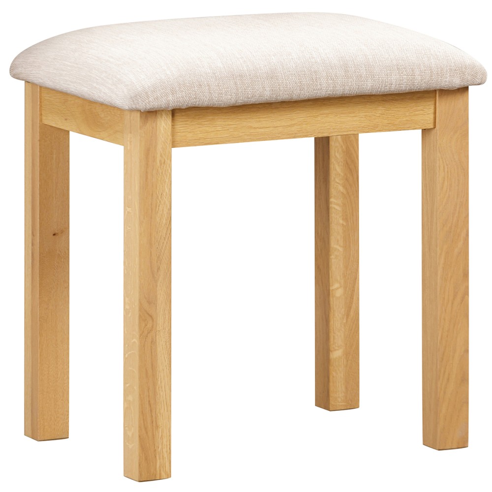 Moreton Oak Dressing Table Stool Moreton Oak Dressing Table Stool