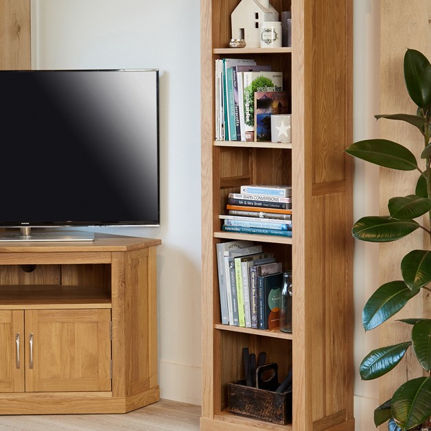 Mobel Oak Narrow Bookcase Mobel Oak Narrow Bookcase