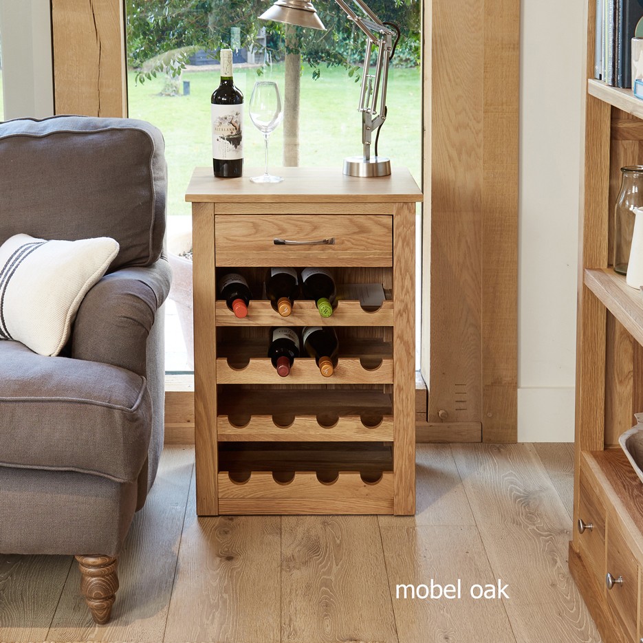 Mobel Oak Wine Rack Lamp Table Mobel Oak Wine Rack Lamp Table