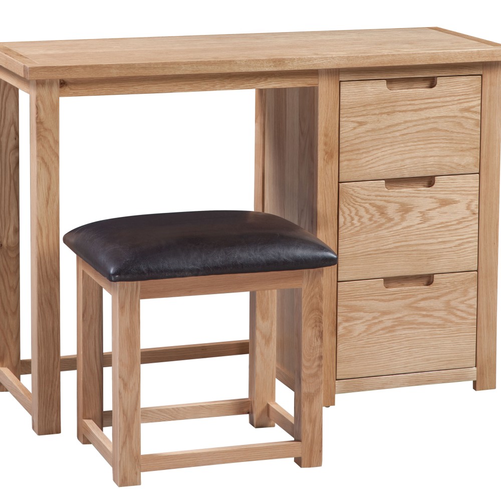 Moderna Oak Dressing Table and Stool Moderna Oak Dressing Table and Stool