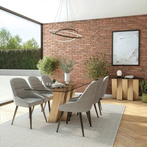 Nevada Glass Oak Furniture