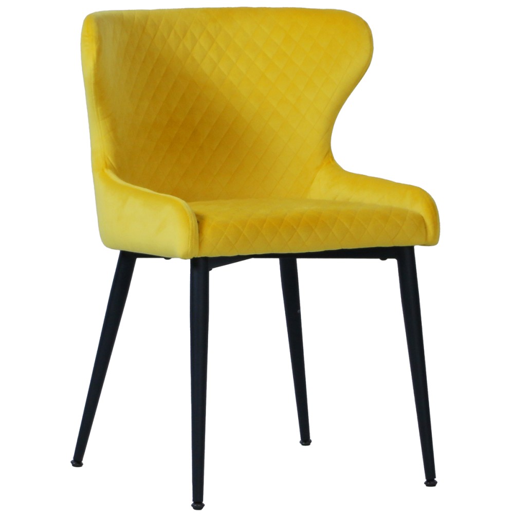 Nevada Orbit Chair - Yellow Velvet Nevada Orbit Chair - Yellow Velvet
