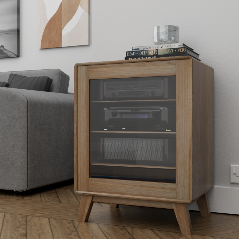 Nordic Oak HIFI Unit Nordic Oak HIFI Unit