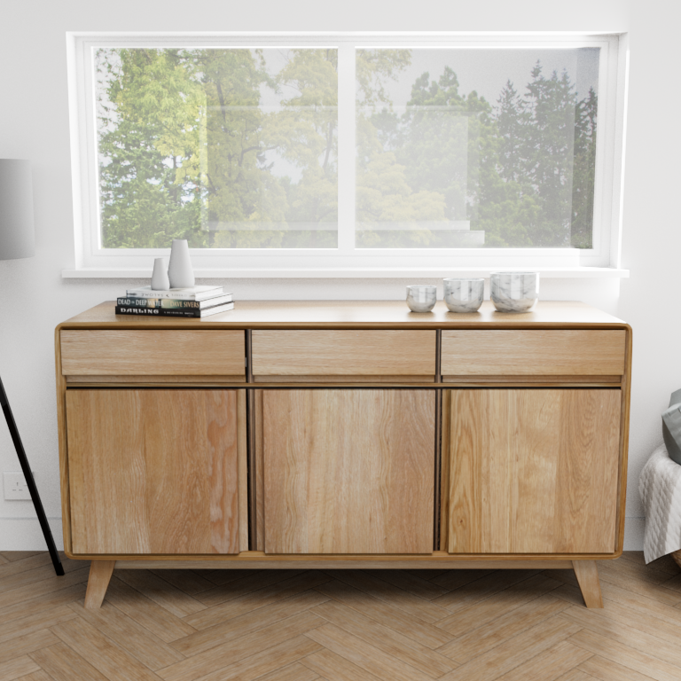 Nordic Oak Large Sideboard Nordic Oak Large Sideboard