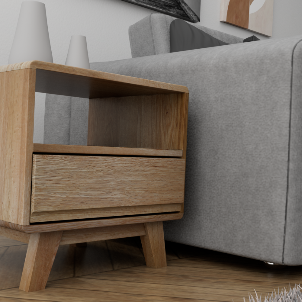 Nordic Oak Lamp Table Nordic Oak Lamp Table