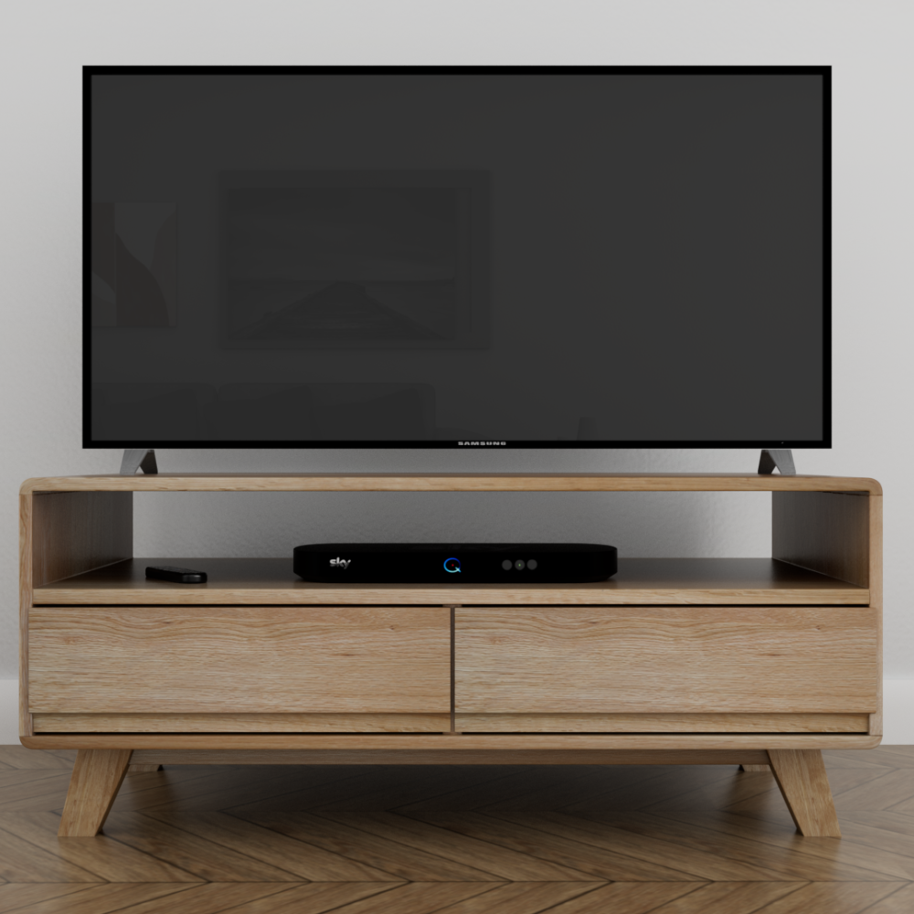 Nordic Oak Medium TV Unit Nordic Oak Medium TV Unit